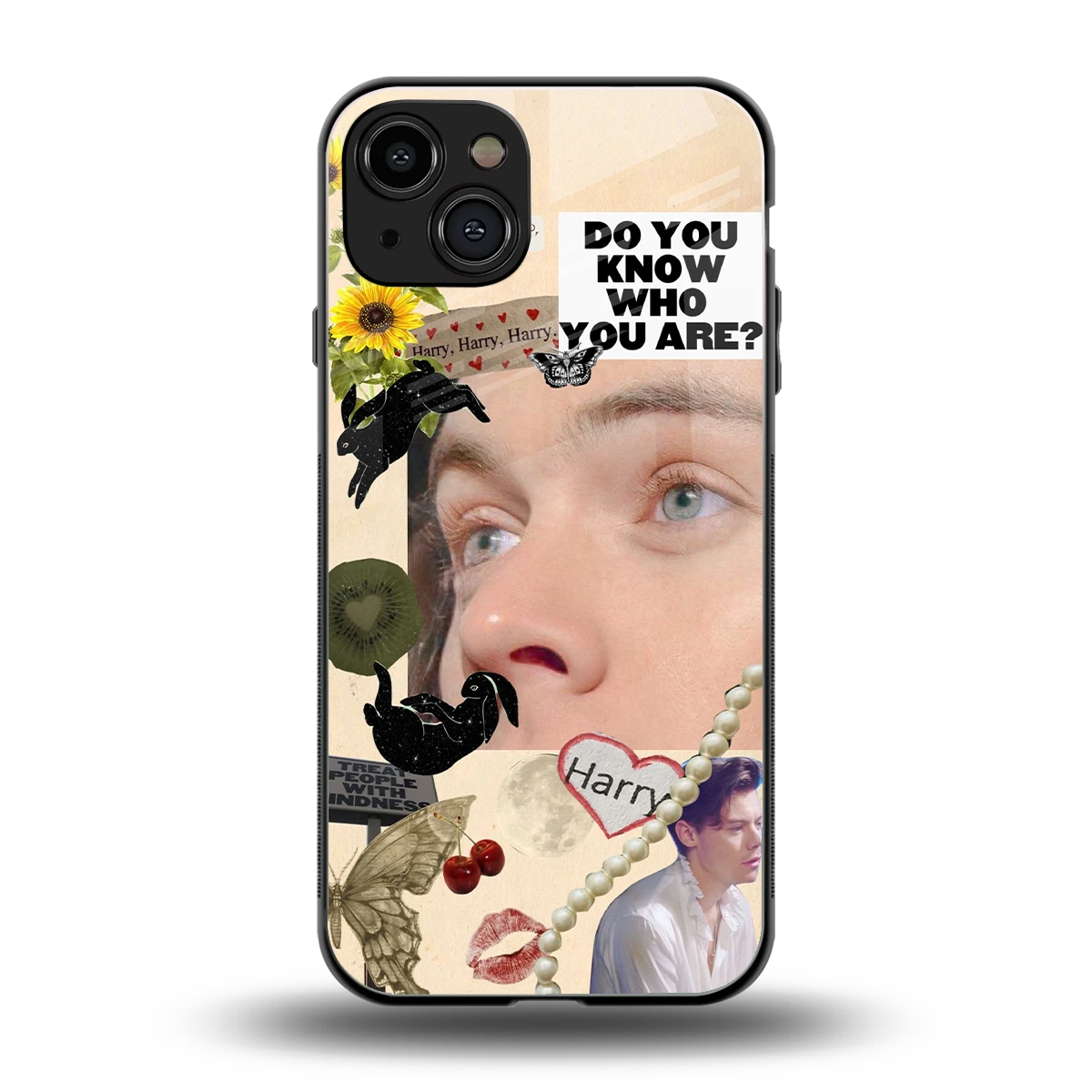 Harry Styles back phone cover | glass case for iphone 15