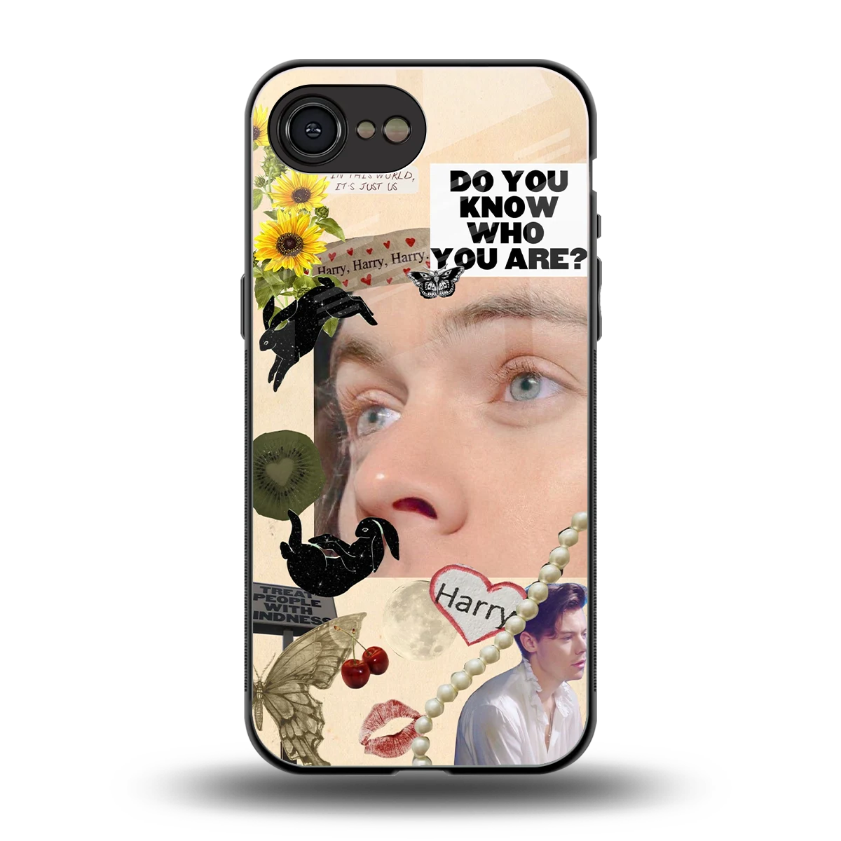 Harry Styles back phone cover | glass case for iphone 16e