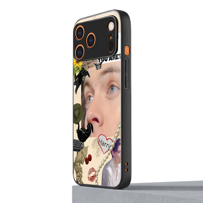 Harry Styles iphone 17 pro mobile cover | shockproof glass phone case