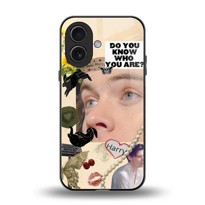 Harry Styles back phone cover | glass case for iphone 17