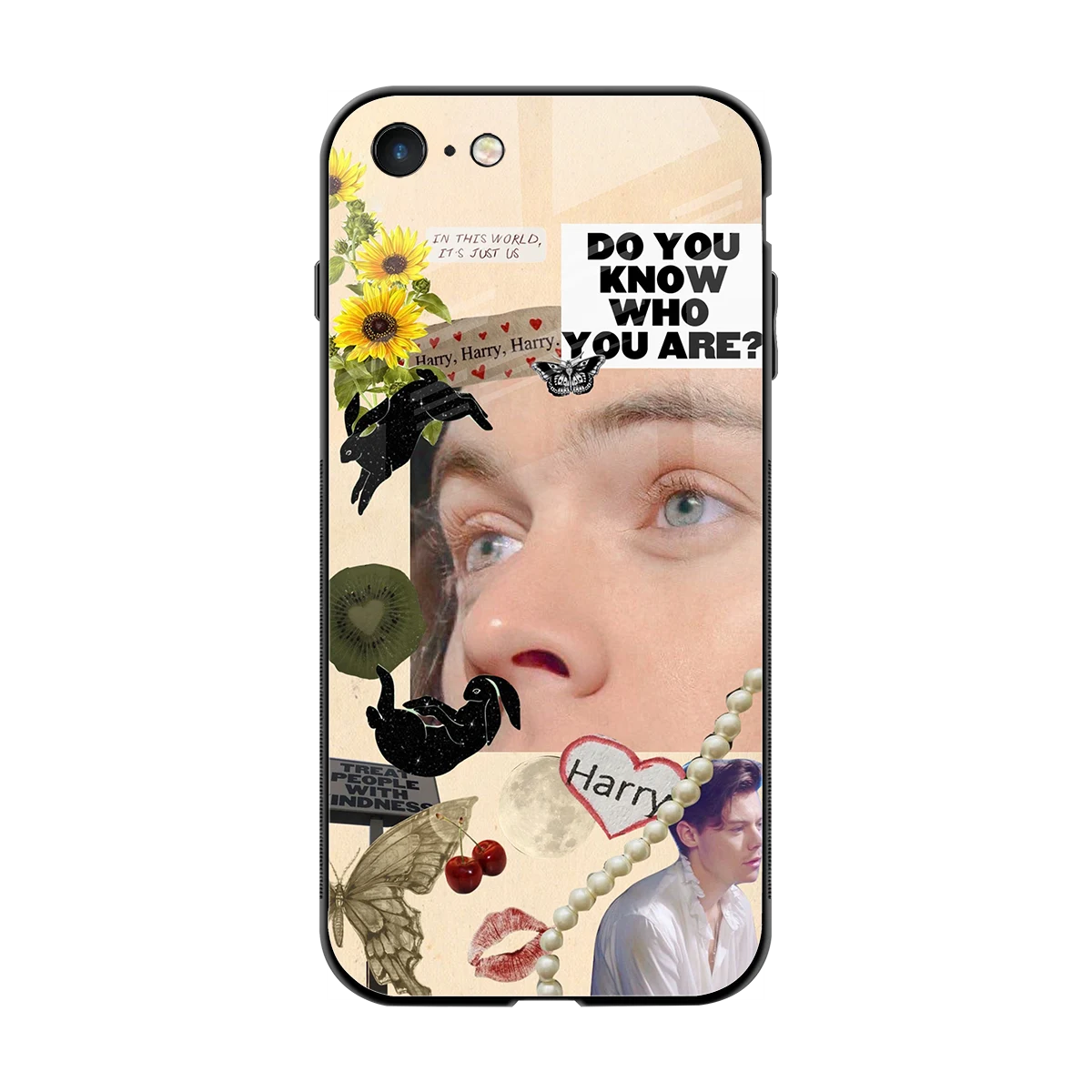 Harry Styles back phone cover | glass case for iphone 7
