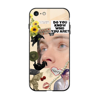 Harry Styles back phone cover | glass case for iphone 7