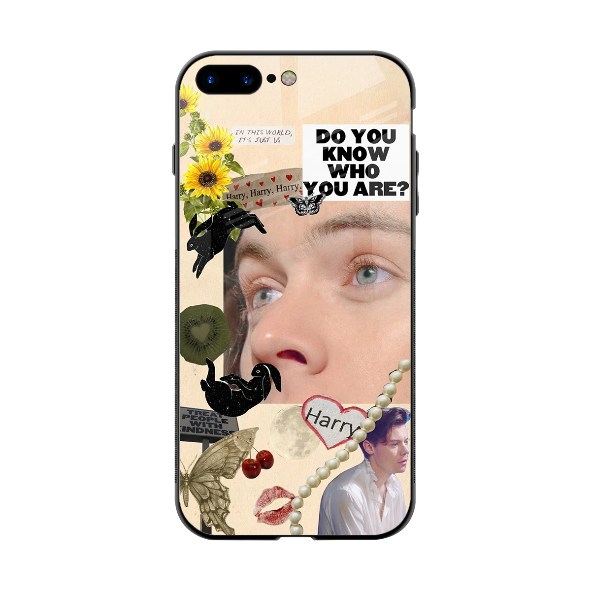Harry Styles back phone cover | glass case for iphone 8 plus