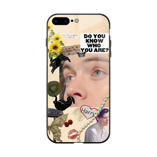 Harry Styles back phone cover | glass case for iphone 8 plus