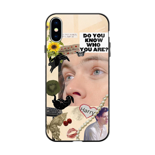 Harry Styles back phone cover | glass case for iphone x