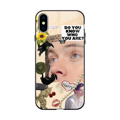 Harry Styles back phone cover | glass case for iphone xs
