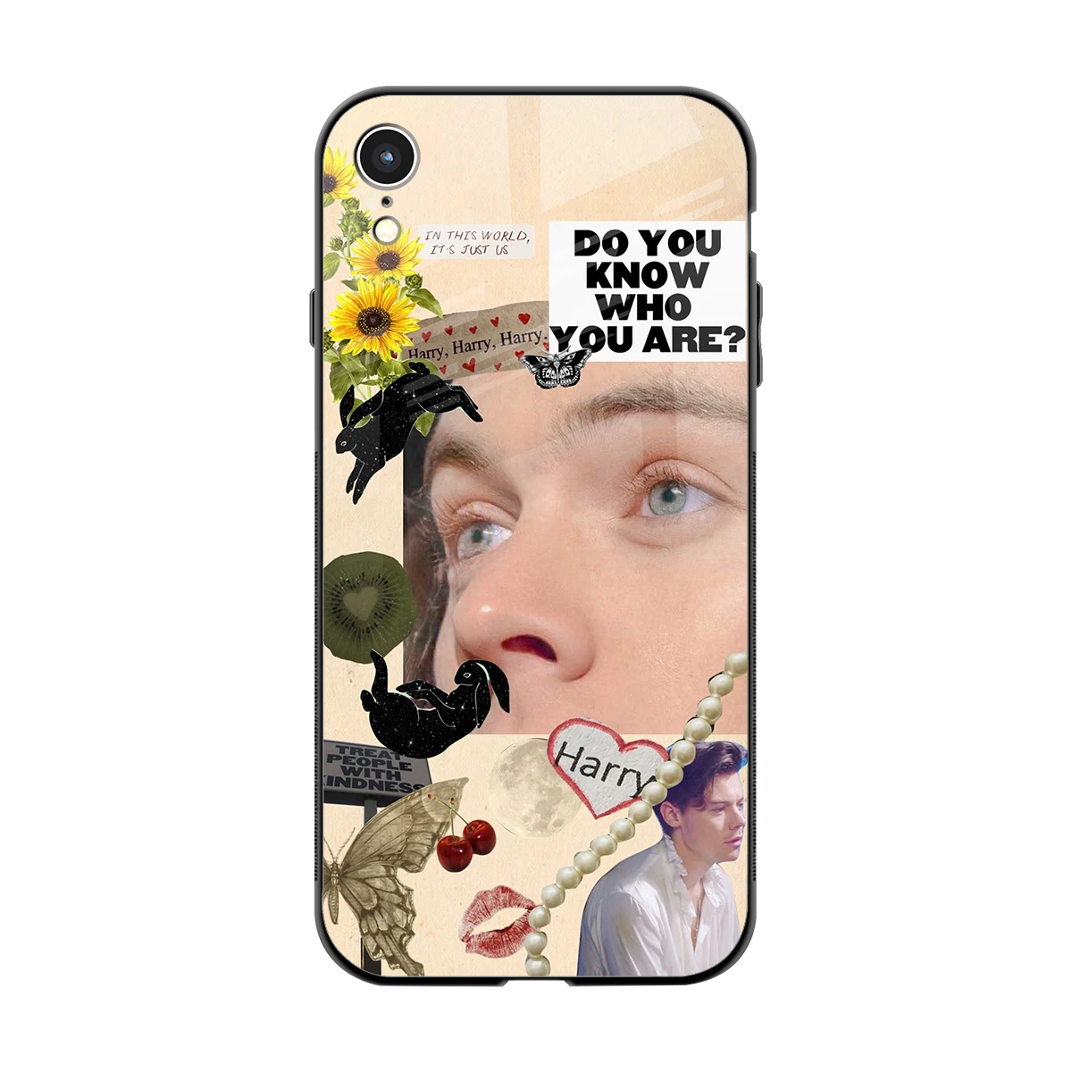 Harry Styles back phone cover | glass case for iphone xr