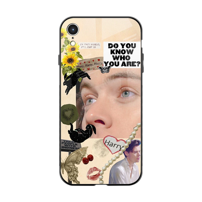 Harry Styles back phone cover | glass case for iphone xr