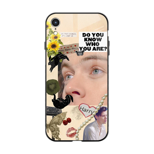 Harry Styles back phone cover | glass case for iphone xr
