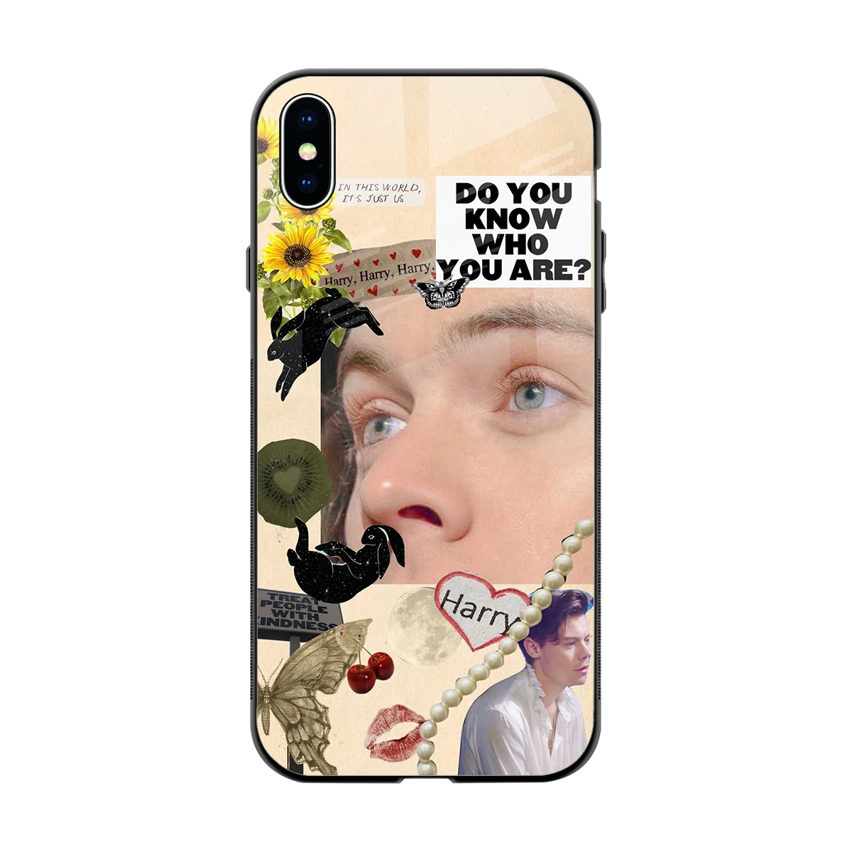 Harry Styles back phone cover | glass case for iphone xs max