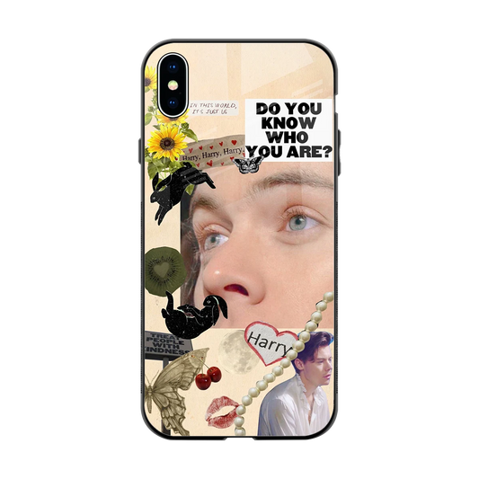 Harry Styles back phone cover | glass case for iphone xs max