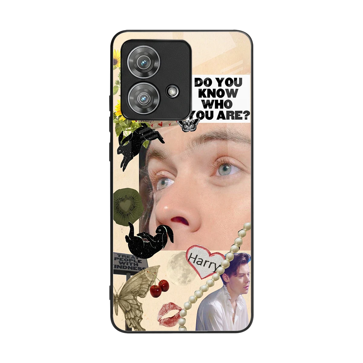 Harry Styles back phone cover | glass case for motorola edge 40 neo 5g