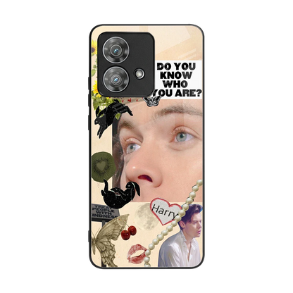 Harry Styles back phone cover | glass case for motorola edge 40 neo 5g