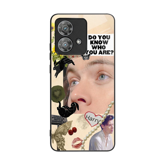 Harry Styles back phone cover | glass case for motorola edge 40 neo 5g