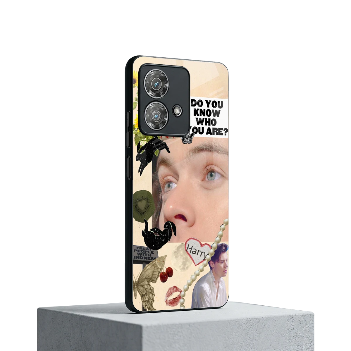 Harry Styles motorola edge 40 neo 5g mobile cover | shockproof glass phone case