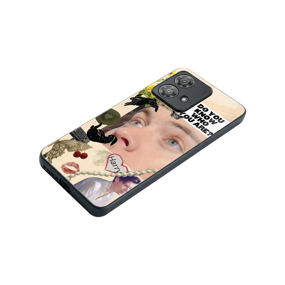 Harry Styles stylish phone case for motorola edge 40 neo 5g | glossy glass and slim fit