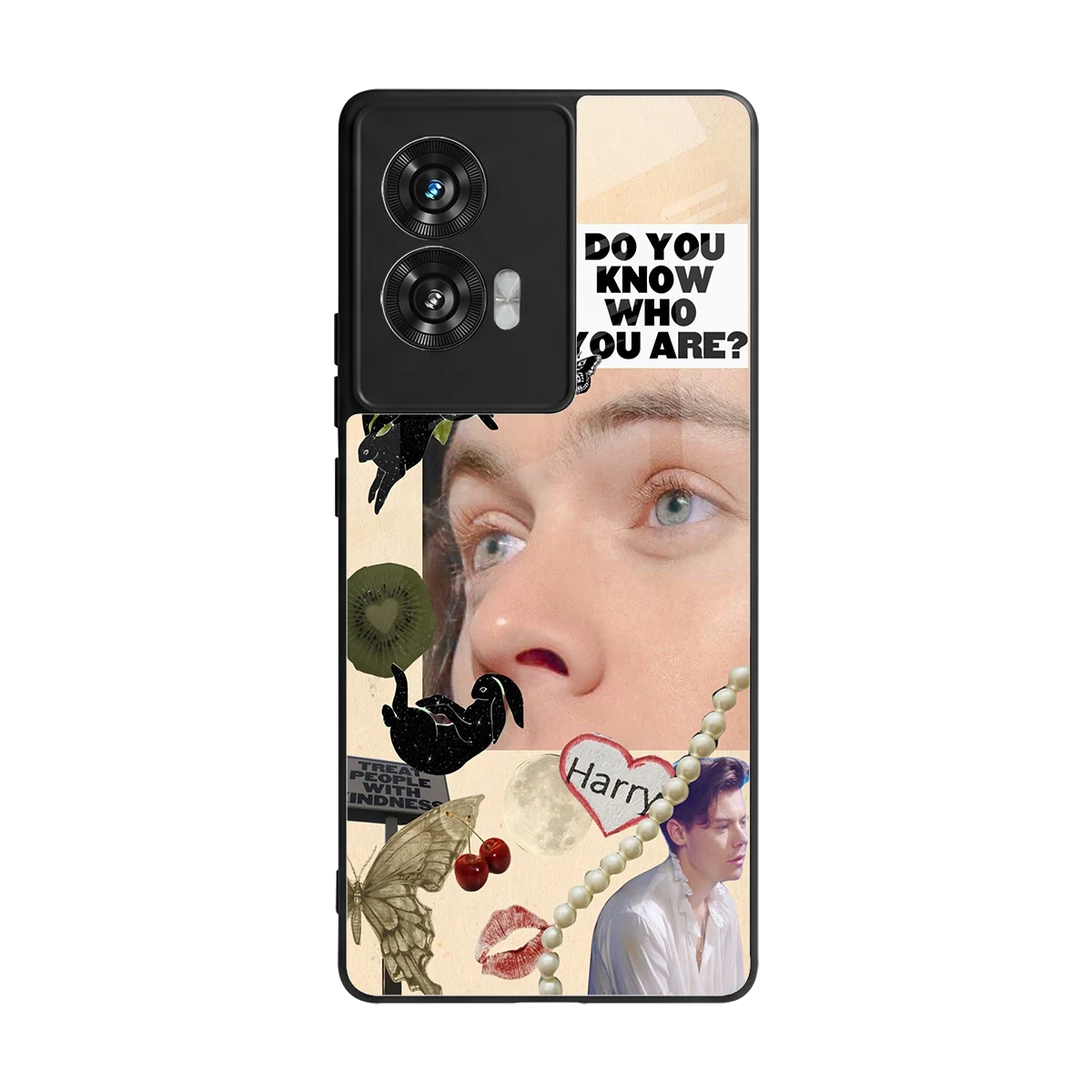 Harry Styles back phone cover | glass case for motorola edge 50 fusion