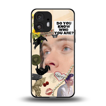 Harry Styles back phone cover | glass case for nothing phone 2