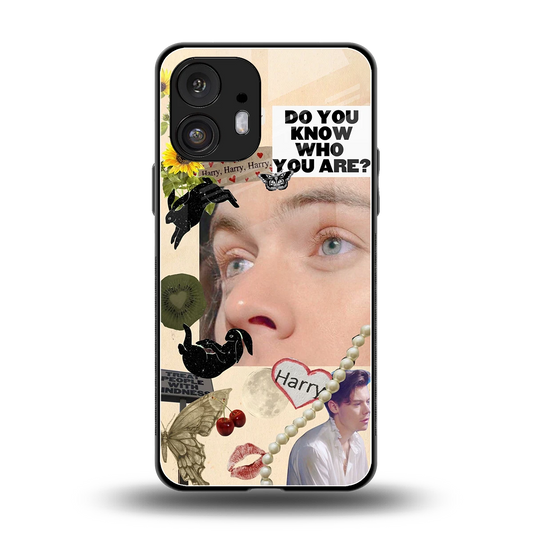 Harry Styles back phone cover | glass case for nothing phone 2