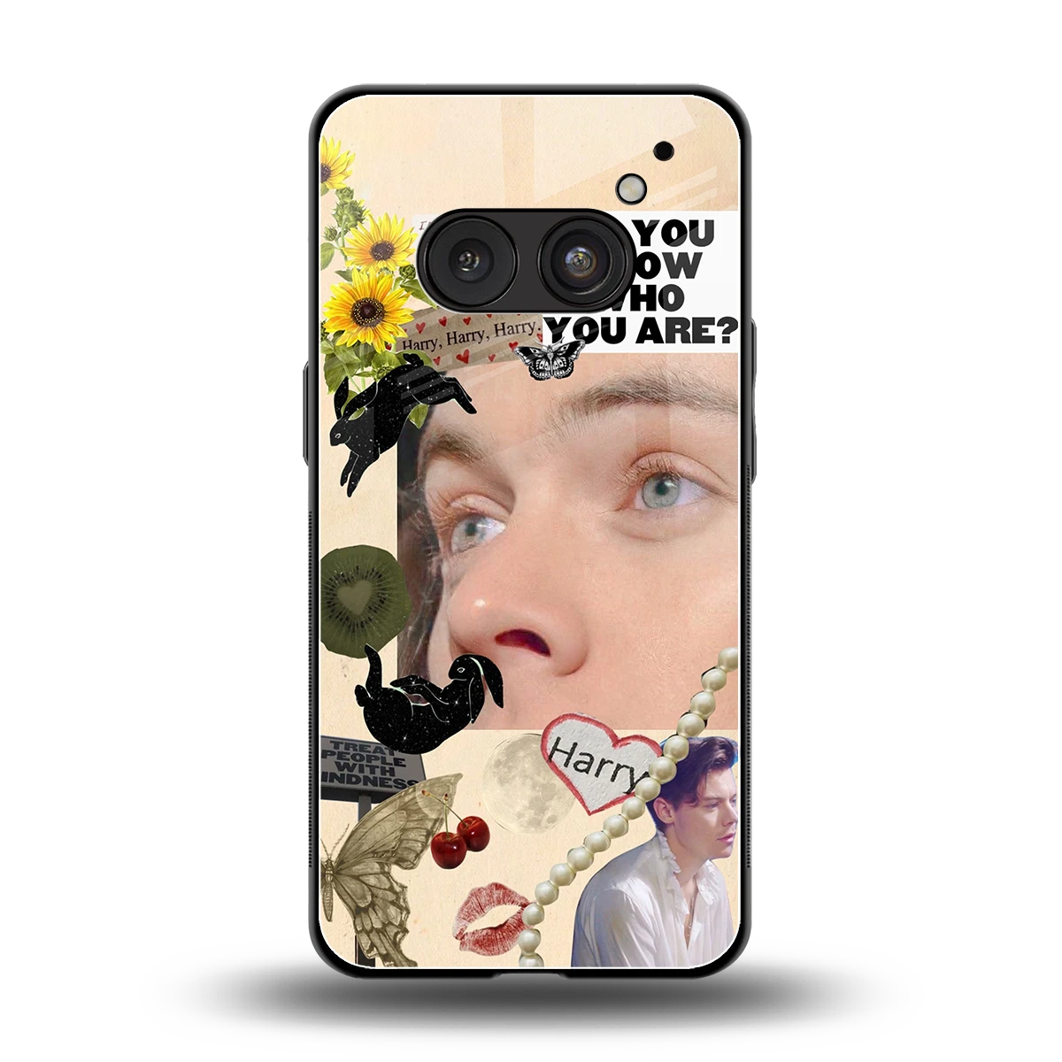 Harry Styles back phone cover | glass case for nothing phone 2a plus