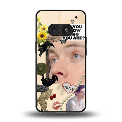 Harry Styles back phone cover | glass case for nothing phone 2a plus