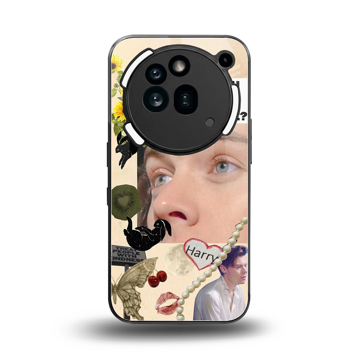 Harry Styles back phone cover | glass case for nothing phone 3a pro