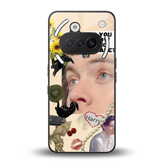 Harry Styles back phone cover | glass case for nothing phone 3a