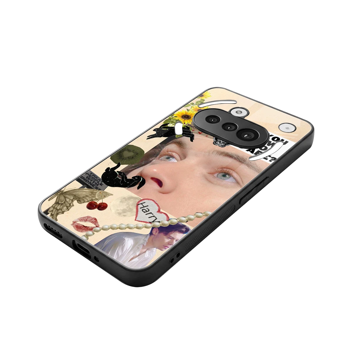 Harry Styles stylish phone case for nothing phone 3a | glossy glass and slim fit