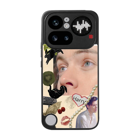 Harry Styles back phone cover | glass case for nothing phone 4a pro
