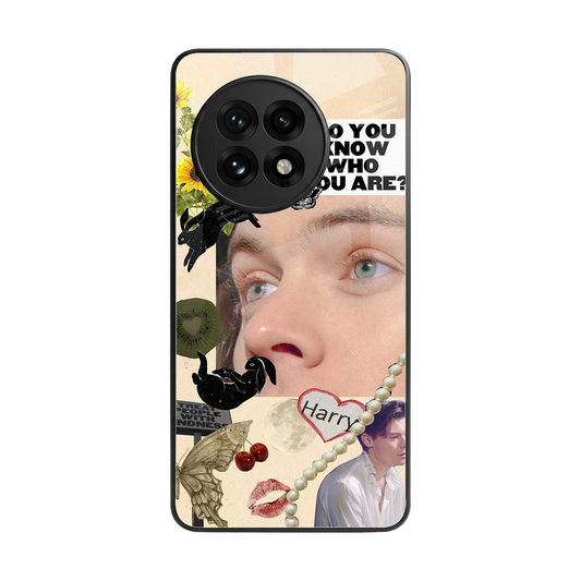 Harry Styles back phone cover | glass case for oneplus 13r