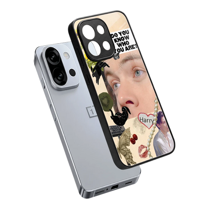Harry Styles sleek oneplus 13s cover with tempered glass back and TPU edges