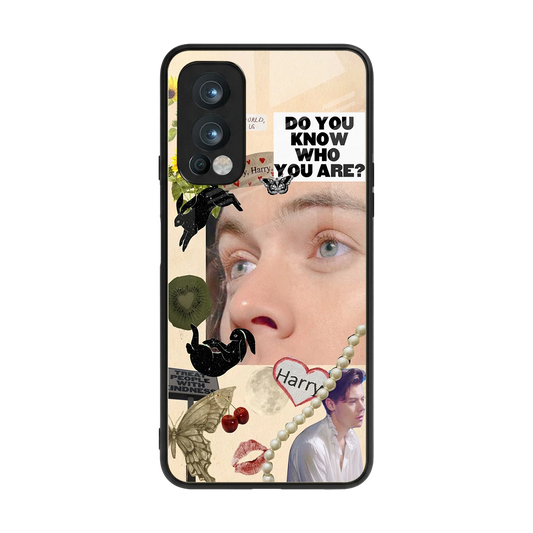 Harry Styles back phone cover | glass case for oneplus nord 2