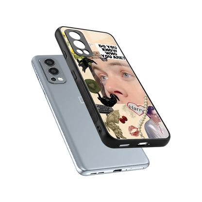 Harry Styles sleek oneplus nord 2 cover with tempered glass back and TPU edges