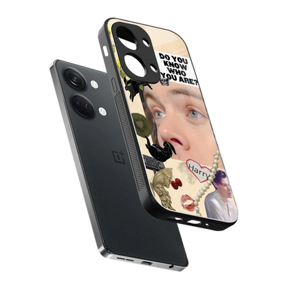 Harry Styles sleek oneplus nord 3 cover with tempered glass back and TPU edges