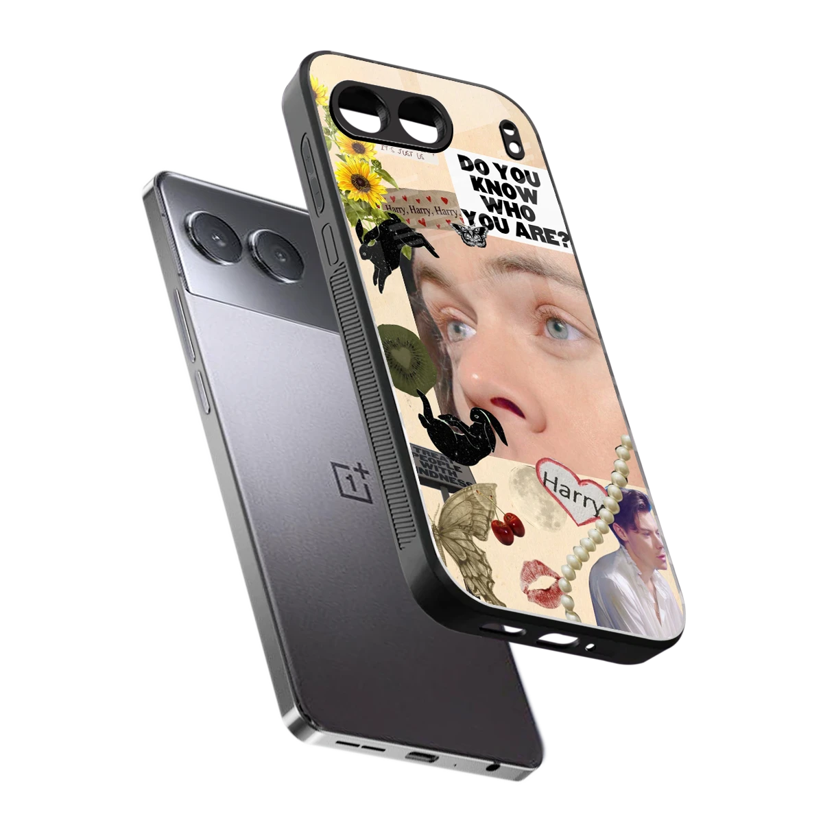 Harry Styles sleek oneplus nord 4 cover with tempered glass back and TPU edges