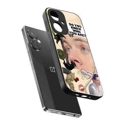 Harry Styles sleek oneplus nord ce 3 cover with tempered glass back and TPU edges