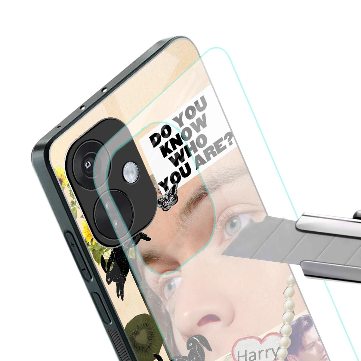 Harry Styles stylish phone case for oneplus nord ce 3 | glossy glass and slim fit