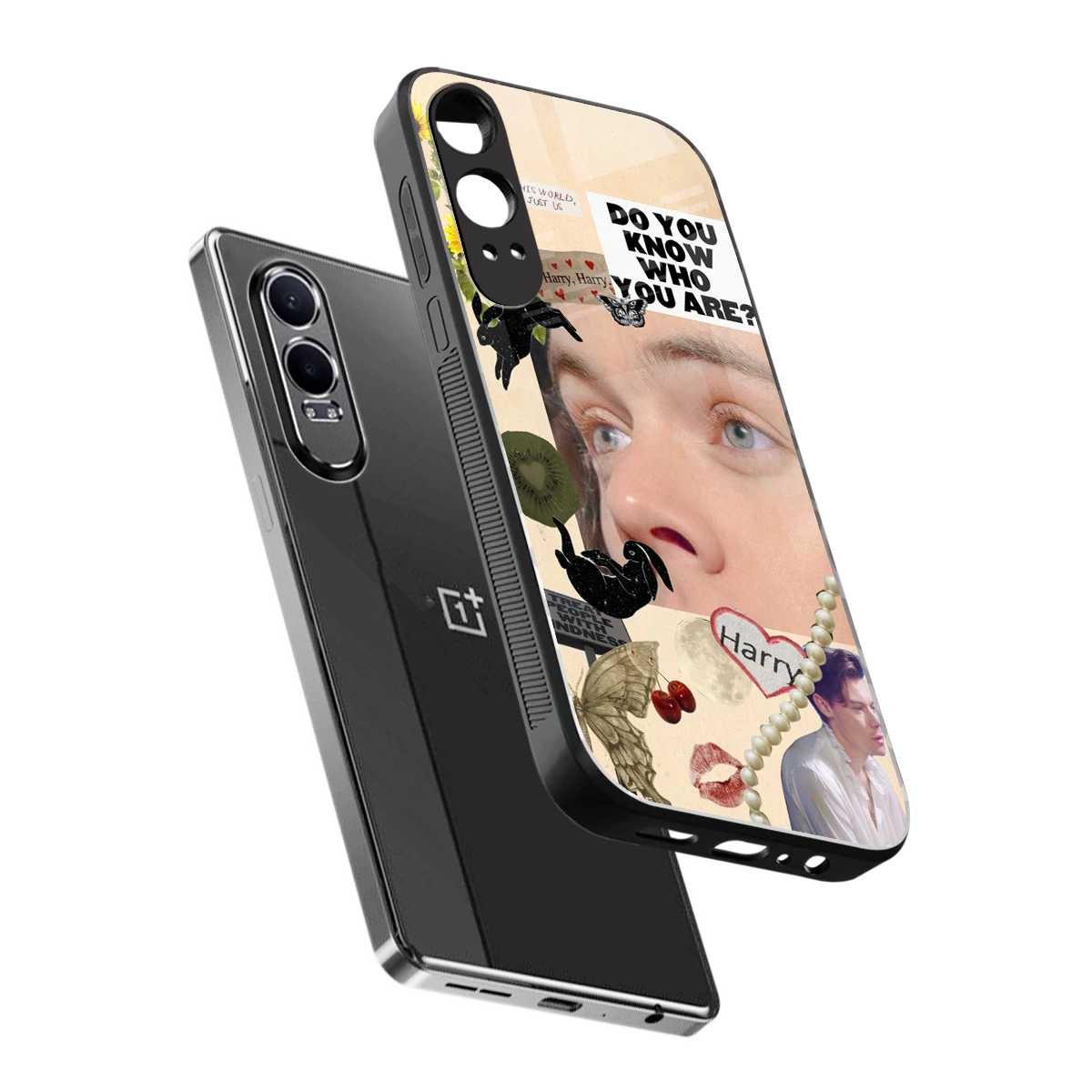 Harry Styles sleek oneplus nord ce 4 lite cover with tempered glass back and TPU edges