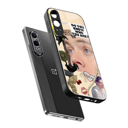 Harry Styles sleek oneplus nord ce 4 lite cover with tempered glass back and TPU edges