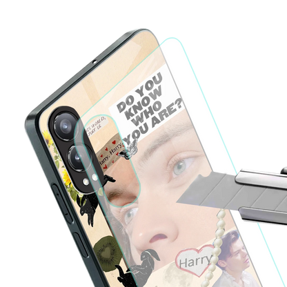 Harry Styles stylish phone case for oneplus nord ce 4 lite | glossy glass and slim fit