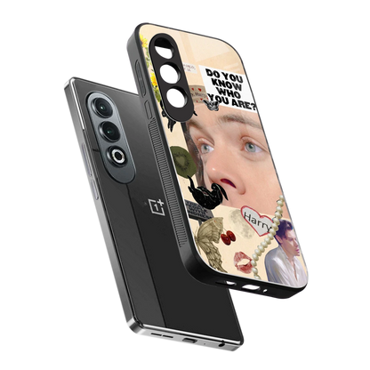 Harry Styles sleek oneplus nord ce 4 cover with tempered glass back and TPU edges