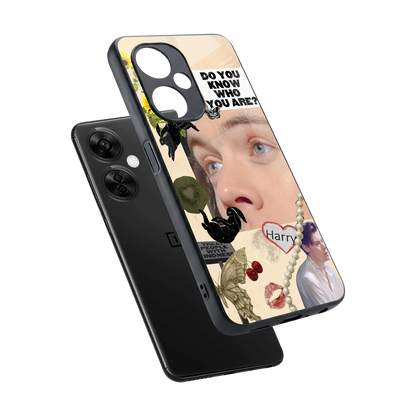 Harry Styles sleek oneplus nord ce 3 lite cover with tempered glass back and TPU edges