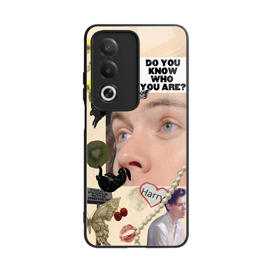 Harry Styles back phone cover | glass case for oppo a3 pro