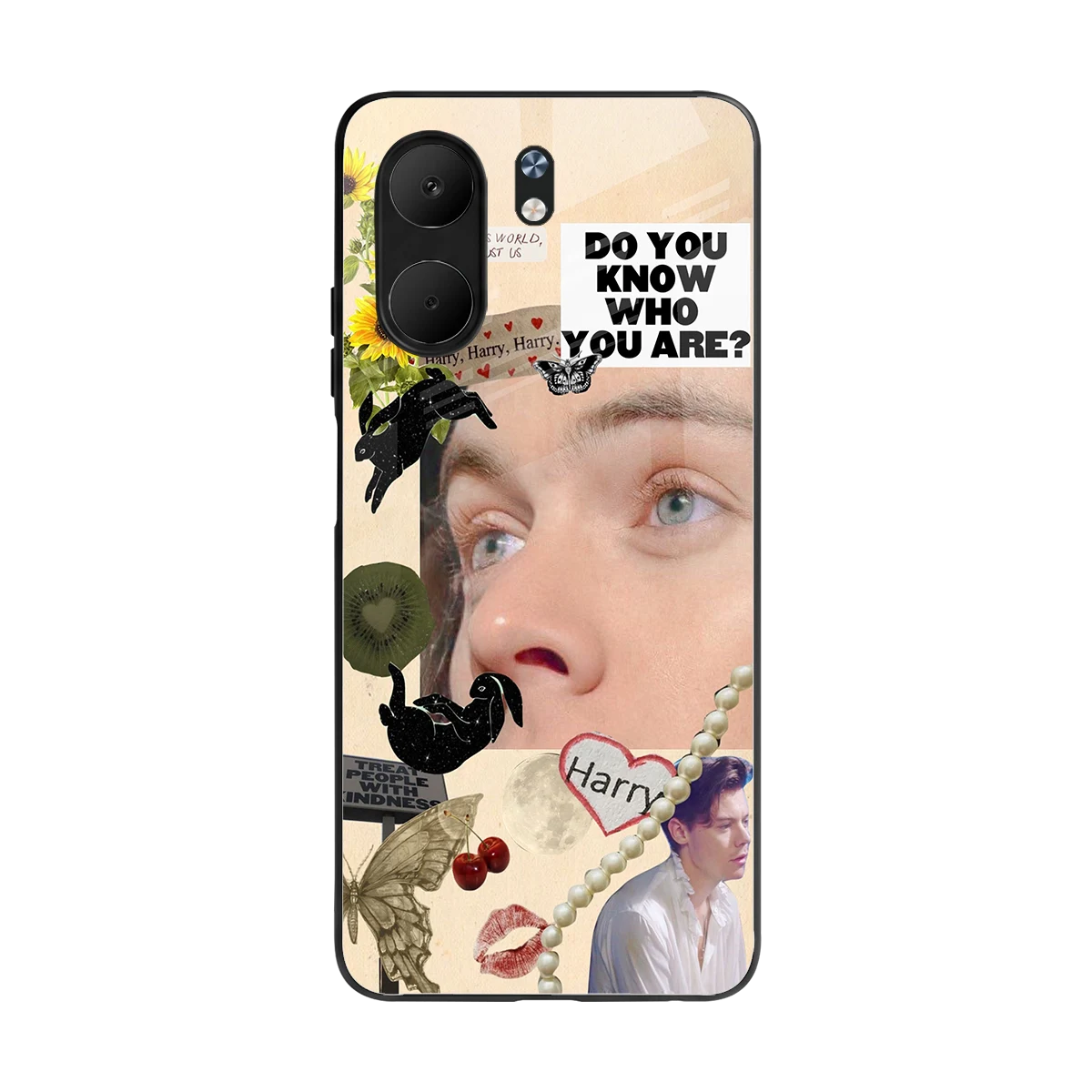 Harry Styles back phone cover | glass case for oppo a5x 5g