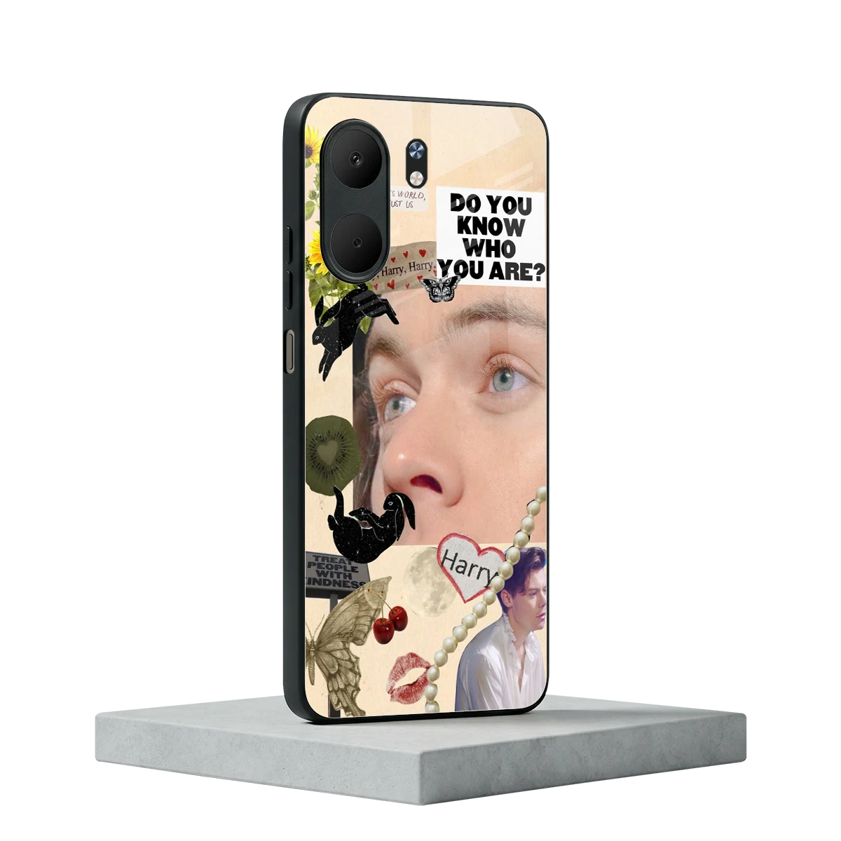 Harry Styles oppo a5x 5g mobile cover | shockproof glass phone case