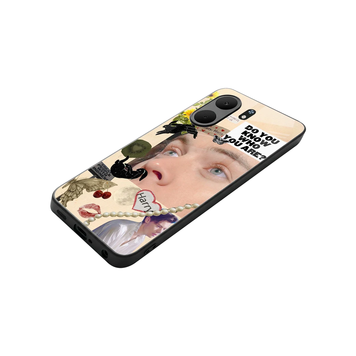 Harry Styles stylish phone case for oppo a5x 5g | glossy glass and slim fit