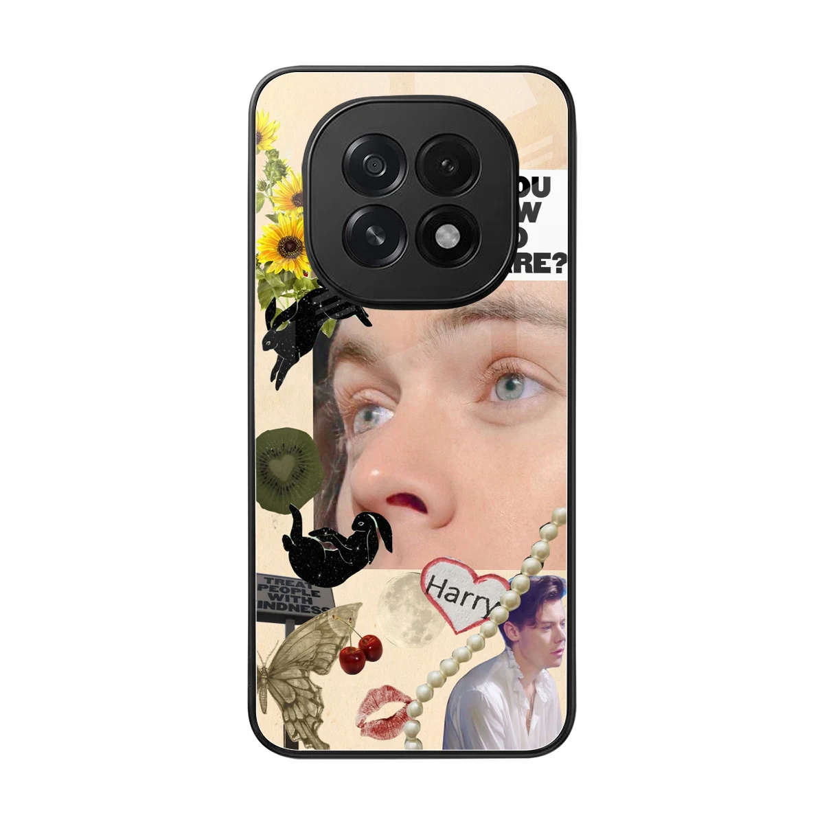 Harry Styles back phone cover | glass case for oppo f29 5g