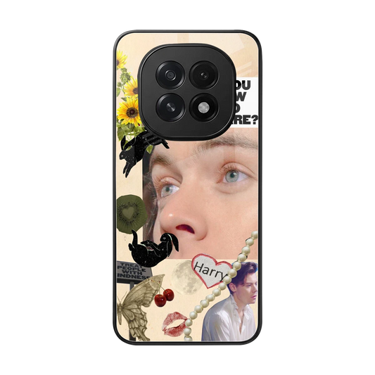 Harry Styles back phone cover | glass case for oppo f29 5g