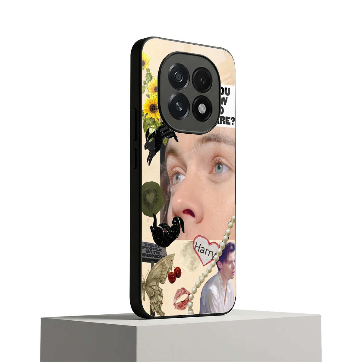 Harry Styles oppo f29 5g mobile cover | shockproof glass phone case