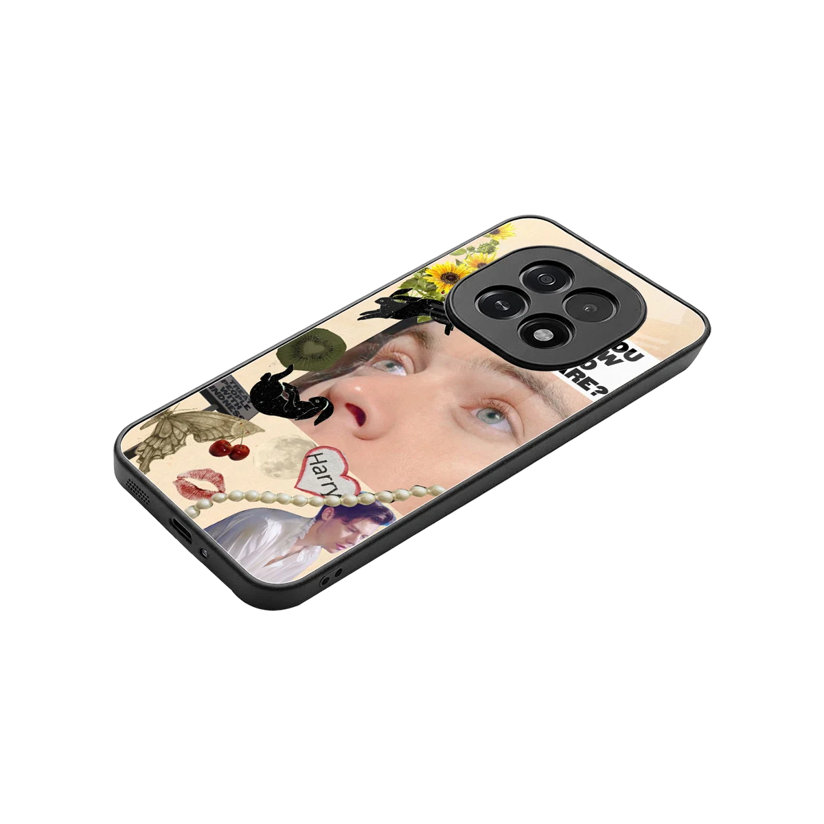 Harry Styles stylish phone case for oppo f29 5g | glossy glass and slim fit
